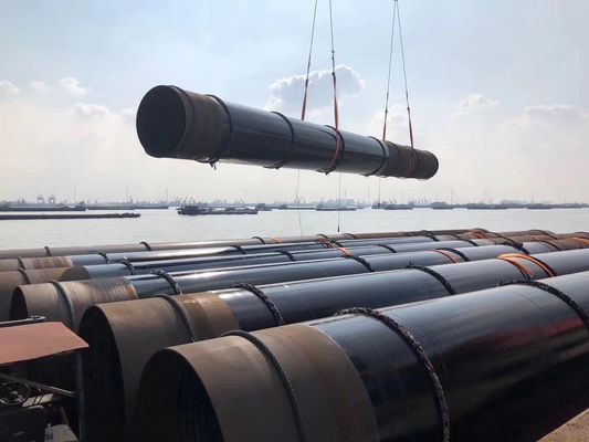 CALIDAD  Custom LSAW Steel Pipe / Welded Carbon Steel Pipe For Underground Bunker fábrica