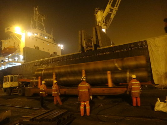 CALIDAD  Hot Rolled SAWL SSAW Steel Pipe Length Customized For Natural Gas And Oil Pipeline fábrica