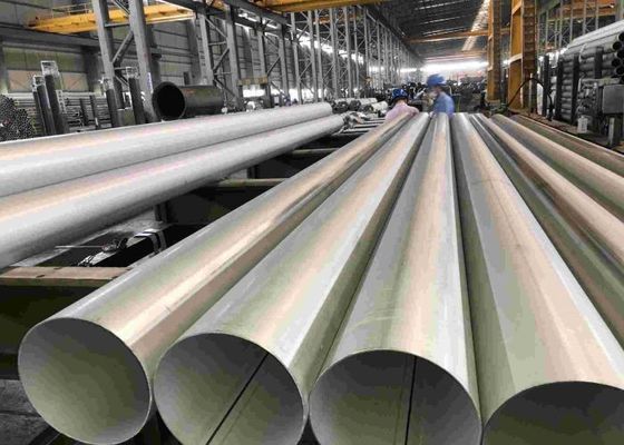 CALIDAD  Polished Stainless Steel Pipe Tubing Round For Gas Pipeline / Building fábrica