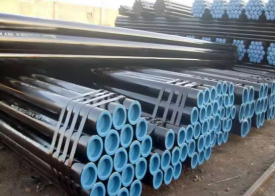 CALIDAD  Water Transport Steel Casing Pipe Threaded End Connection and Black Painting fábrica
