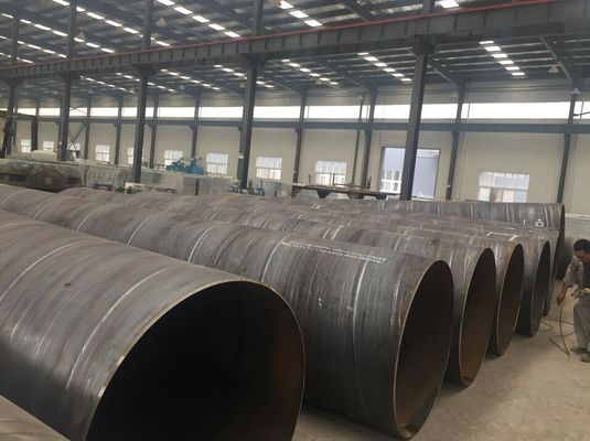 El espiral estándar del API 5L soldó con autógena la tubería de acero de SSAW para la transmisión del agua del gas de aceite