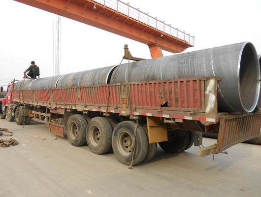 Tubería de acero de ASTM A252 SSAW para el puente/las construcciones portuarias