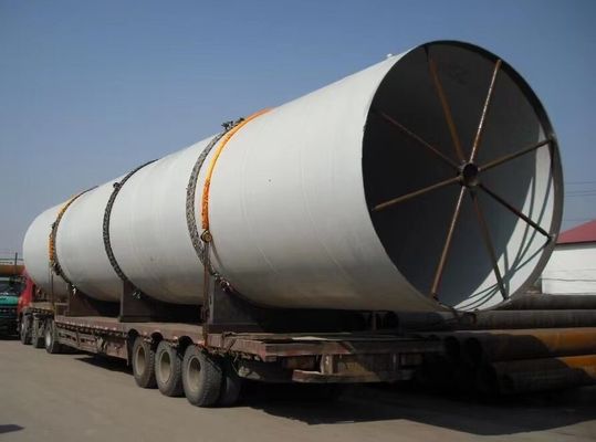 Grueso redondo del diámetro grande 5-26m m de la tubería de acero de SSAW para el petróleo y gas