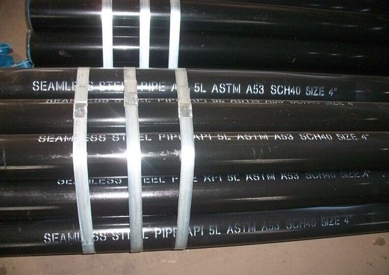 longitud 5.8m/6m/11.8m/12m ASTM A106 tubo de acero sin costura personalizado