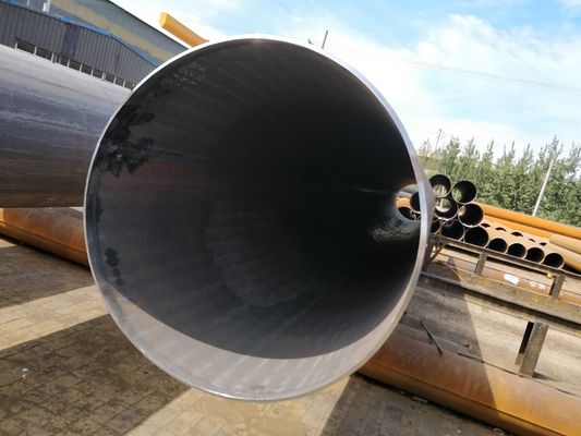 Tubería de acero grande del diámetro el 12m LSAW/tubería de acero soldada con autógena costura recta larga