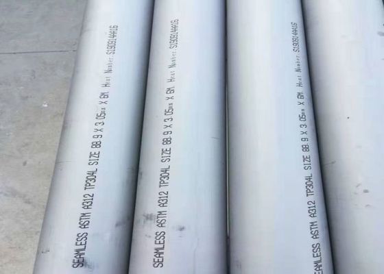 Tubo de acero inoxidable 1174m m OD del tubo de SS316Ti para el estándar del transporte JIS
