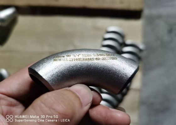 ASME B 16.9 Accesorios de tuberías de acero 1/2 pulgadas 48 pulgadas con alta presión