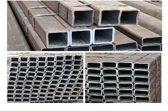 sección hueco rectangular galvanizada sumergida caliente del lado derecho de la tubería de acero de 19*19-400*400m m