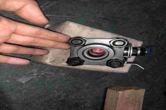 Válvula de mariposa de acero inoxidable del engranaje de gusano del hardware Seat para la fundición de la planta siderúrgica