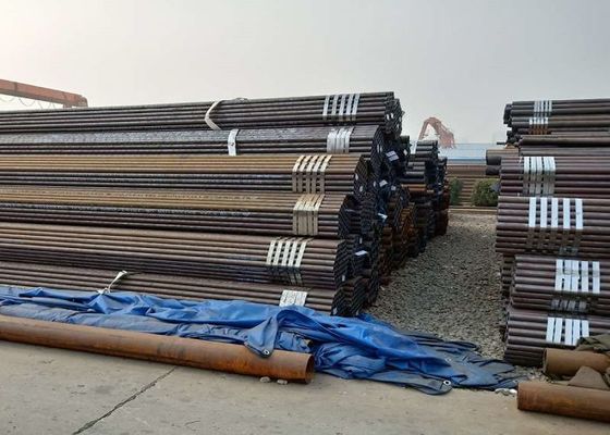 Inspección SGS de tuberías de acero sin costura de 40 mm con longitud 5.8m/6m/11.8m/12m