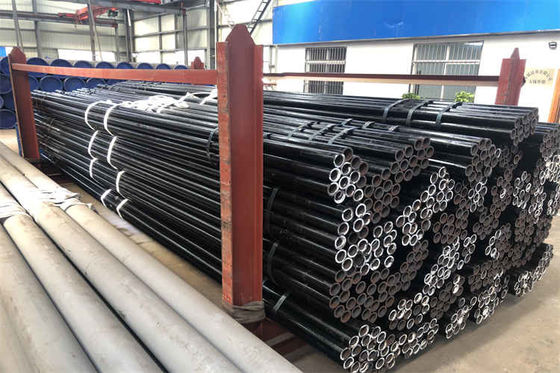 Servicio de perforación y flexión de tubos de acero ASTM A106 Tubo negro laminado en caliente