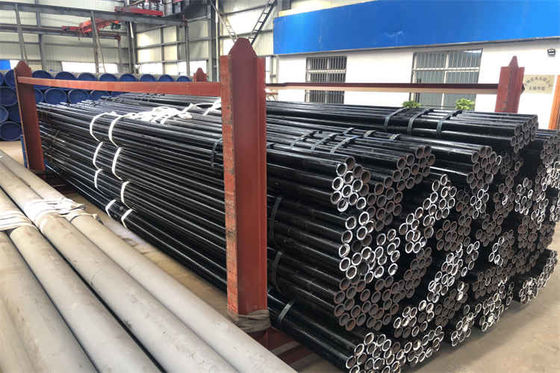 Servicio de perforación y flexión de tubos de acero ASTM A106 Tubo negro laminado en caliente