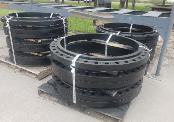 Flanges de acero de pintura negra de clase 150 con potencial de aplicación máximo