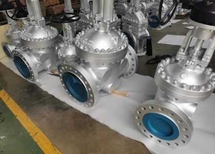 Las válvulas de acero de baja temperatura 150lb-1500lb de cuña única / doble operadas manualmente