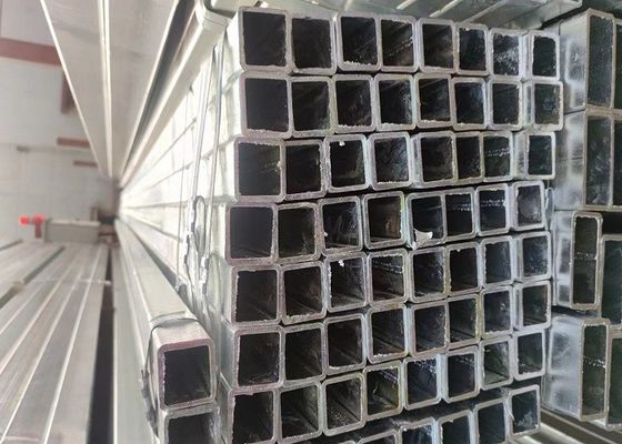 Secciones de acero hueco galvanizado con normas certificadas y diversos materiales