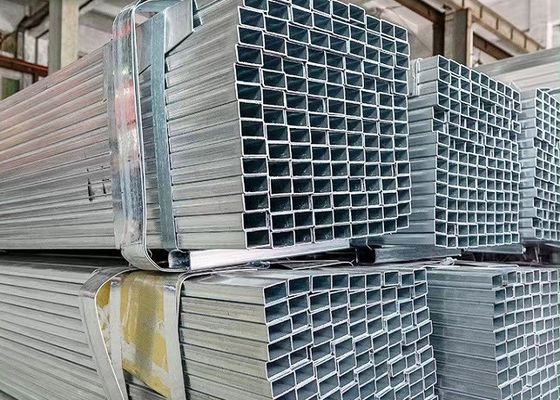 Secciones de acero galvanizado revestido certificado Tubos huecos de precisión en diversas dimensiones