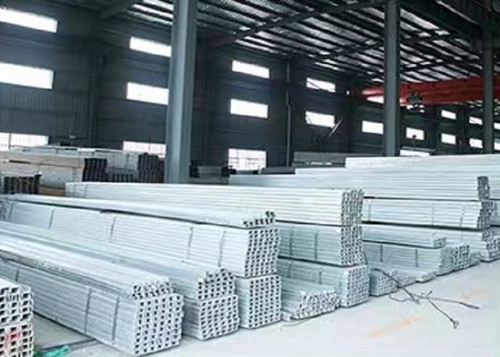 Acero sin costura certificado secciones huecas de acero galvanizado de carbono ASTM para diversas aplicaciones