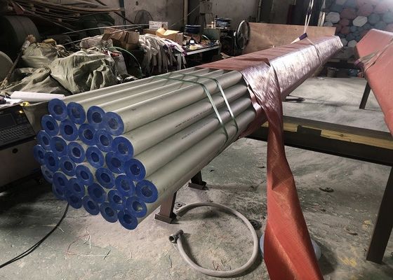 Tubo de tubos de acero inoxidable biselado con tolerancia de soldadura del ± 1% Rango de diámetro 2 mm-550 mm