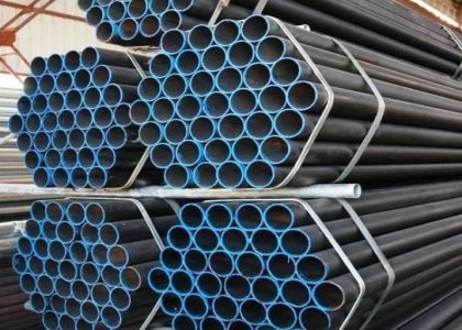 Tubo sin costura estándar ASTM A53 personalizado con servicio de pintura negra