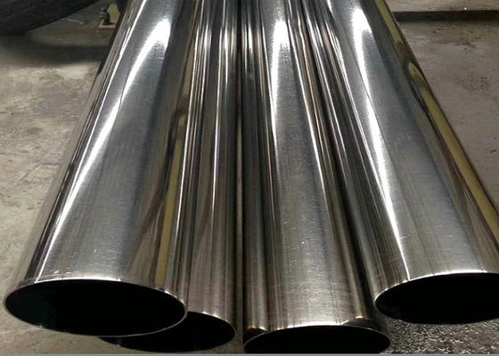 Tubo de acero inoxidable estándar ASTM A312 de 2-550 mm de diámetro con acabado superficial 2B