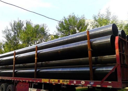 Tubo de acero soldado redondo cuadrado rectángulo con inspección SGS laminada en caliente