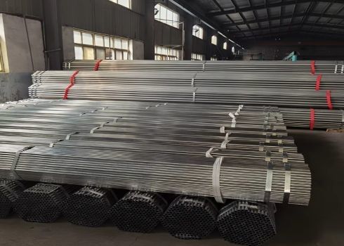0.5-60Mm tubo de acero laminado a caliente soldado de forma redonda rectangular con tapas de extremo