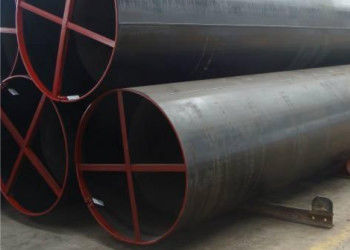 Tubos de acero LSAW revestidos con epoxi de alquitrán de carbón de uso pesado para la construcción