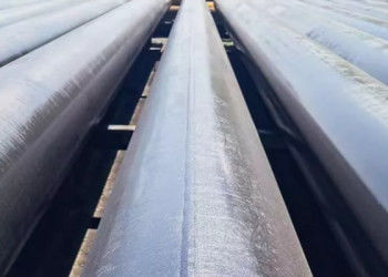 Tubo de acero redondo LSAW FBE 3PE 3PP para proyectos industriales de tuberías y estructuras