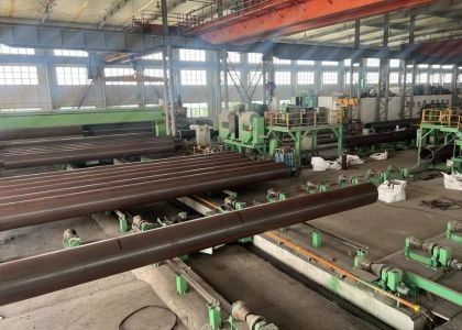 Tubos de acero soldados de gran diámetro ASTM A252 Norma para la construcción y la estructura