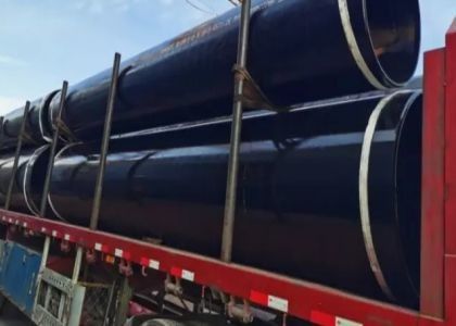 Tubos de acero soldados de gran diámetro ASTM A252 Norma para la construcción y la estructura