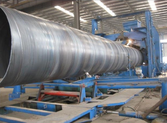 Certificado de ensayo de molino de 5 mm-25,4 mm SSAW tubo de acero para equipos de maquinaria pesada