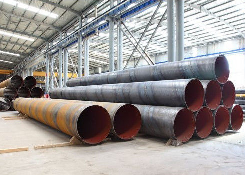 SSAW Tubo de acero soldado 5mm-25.4mm Pared para la construcción
