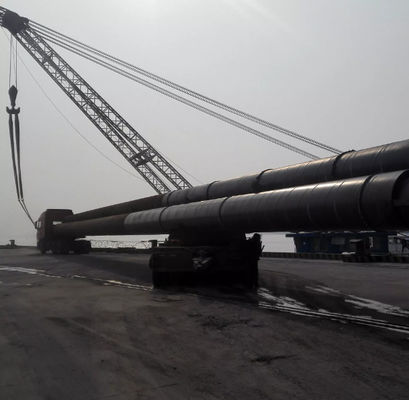Tubo de acero soldado SSAW para la transmisión de petróleo y gas