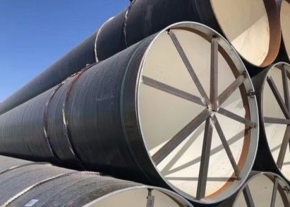 Q235 Tubo de acero SSAW 3PE recubierto para proyectos de construcción de petróleo