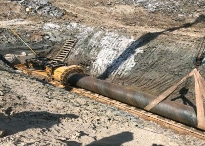 Tubo de acero SSAW para el suministro de líquidos a baja presión