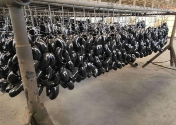 Fittings de tuberías de acero estándar ASME B16.5 con técnica de flexión en frío