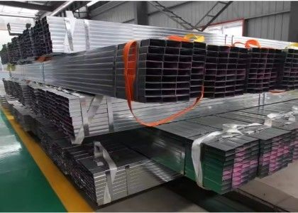 Construcción de tuberías de acero Secciones huecas de acero 6m longitud Componentes estructurales solares