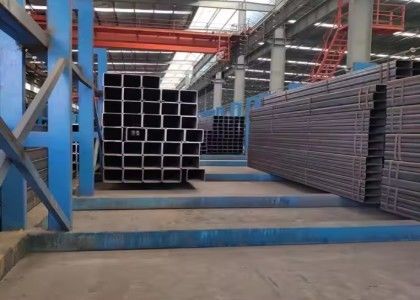 Sección hueca de acero rectangular ASTM A500 con servicio de procesamiento de descoiling y superficie de color