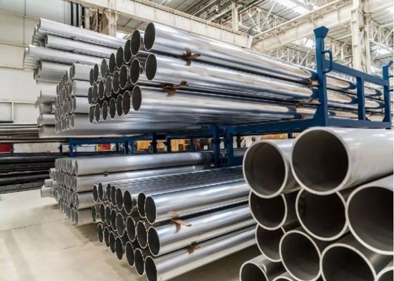 5.8M 6M longitud de acero inoxidable de tubería estructural con DIN 17458 estándar