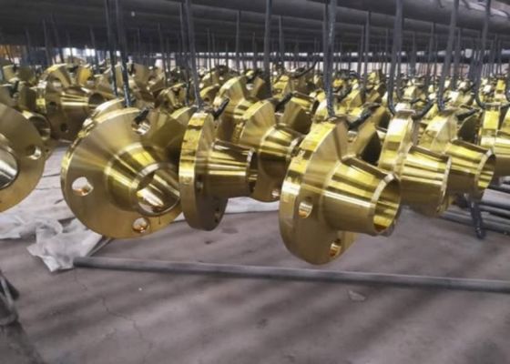 Flanges de tubos de acero de soldadura deslizante para conexiones de diafragma NBR/Viton