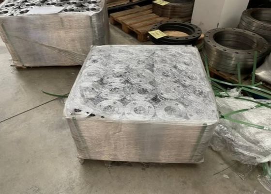 Flanca de placa de acero estándar GOST con superficie protegida por aceite a prueba de óxido