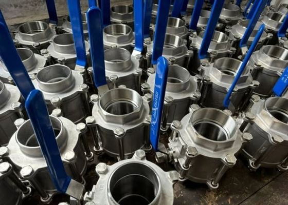 Valva de acero inoxidable de 1/2 pulgadas para aplicaciones de alta presión y de alta carga
