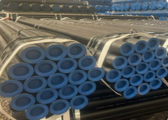Pipa de acero ASTM A53 SMLS con tolerancia ± 5% y proceso de producción por extrusión en caliente