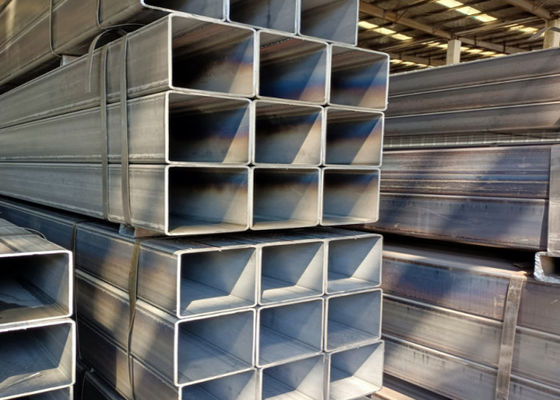 6.4M longitud tubo de acero galvanizado soldado superficie desnuda acabado para soldadura de frecuencia