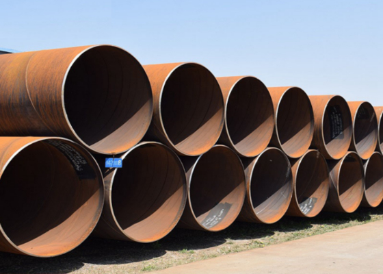 Tubería de acero SSAW API 5L 6M 12M para construcción y transporte de petróleo y gas