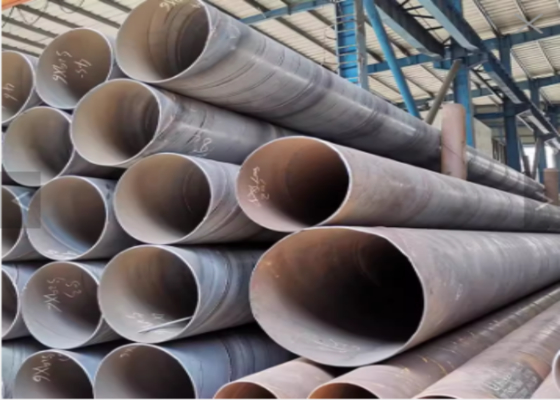 Tubo de acero SSAW para suministro y construcción de líquidos a baja presión
