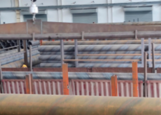 Tubo de acero SSAW para aplicaciones estructurales de petróleo, gas y agua