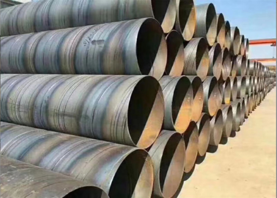Tubo de acero SSAW 219.1-2540 mm OD para el suministro de gas y aceite de agua