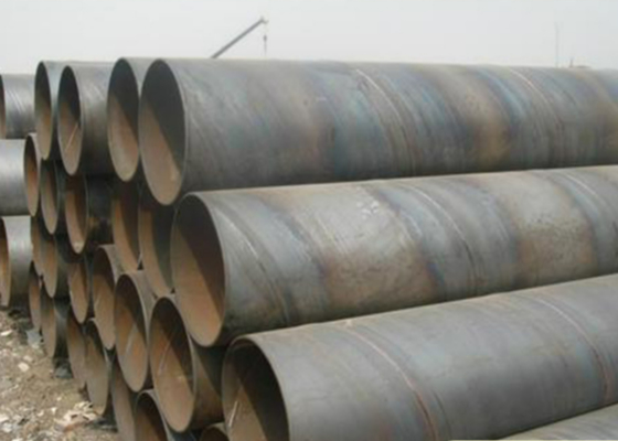 Tubo de acero SSAW para la construcción de puentes 5 mm-25,4 mm espesor de pared