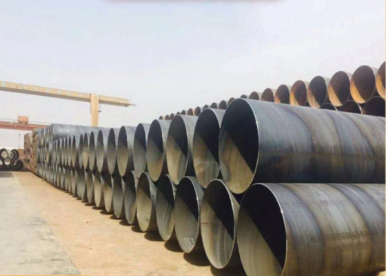 Tubería de acero SSAW API 5L 6M 12M para construcción y transporte de petróleo y gas